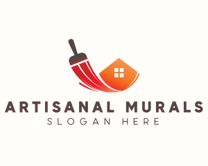 Paint Brush Renovation logo design