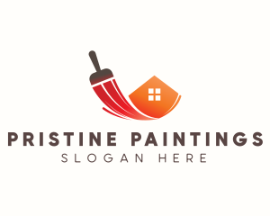 Paint Brush Renovation logo design