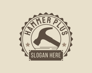 Hipster Hammer Badge logo