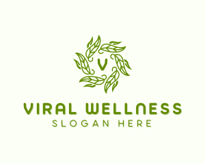 Herbal Wellness Garden logo design