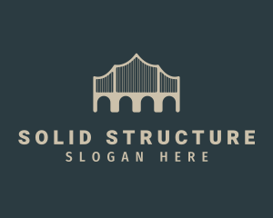 Urban Bridge Infrastructure logo design