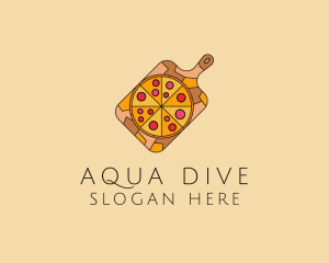 Pepperoni Pizza Pan logo design