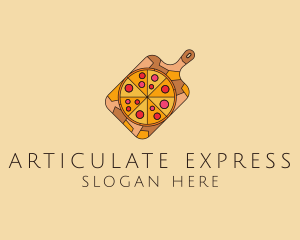 Pepperoni Pizza Pan logo design
