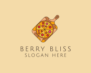 Pepperoni Pizza Pan logo design