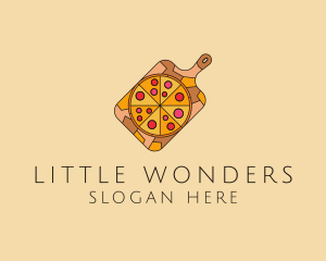 Pepperoni Pizza Pan logo design