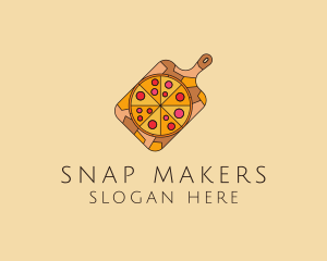 Pepperoni Pizza Pan logo design