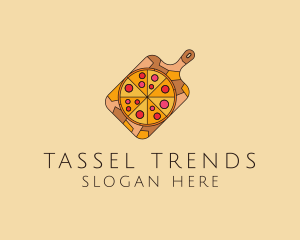 Pepperoni Pizza Pan logo design