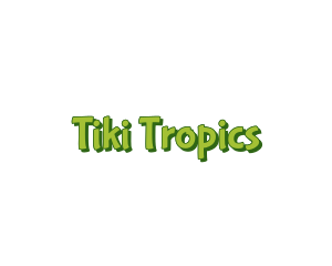 Tropical Beach Holiday logo design