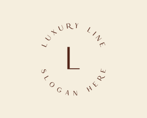 Wellness Luxury Salon Spa logo design