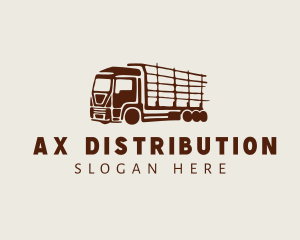 Farm Logistic Truck logo design