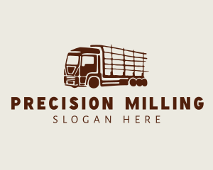 Farm Logistic Truck logo design