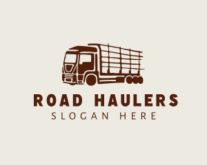 Farm Logistic Truck logo design