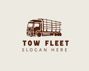 Farm Logistic Truck logo design