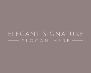 Elegant Beauty Luxury logo design