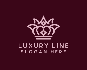 Luxury Pageant Tiara  logo design