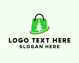 Handbag - Christmas Market Bag logo design