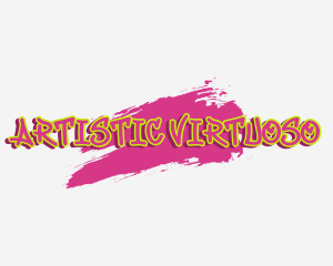 Graffiti Paint Art logo design