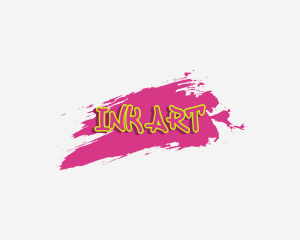 Graffiti Paint Art logo design