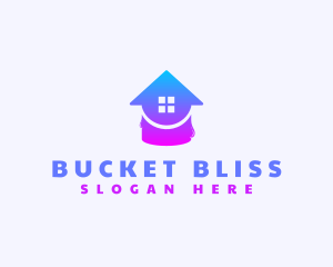 Paint Bucket House logo design