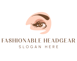 Fashion Makeup Eyebrow  logo design