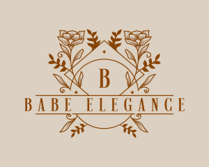 Floral Boutique Beautician logo design