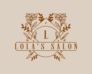 Floral Boutique Beautician logo design