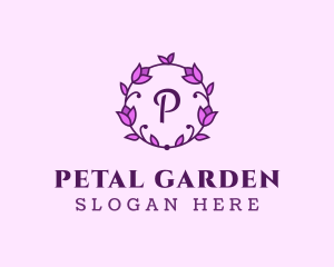 Pink Feminine Flower logo design