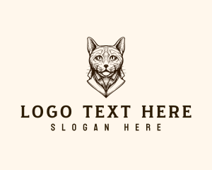 Victorian Elegant Cat logo