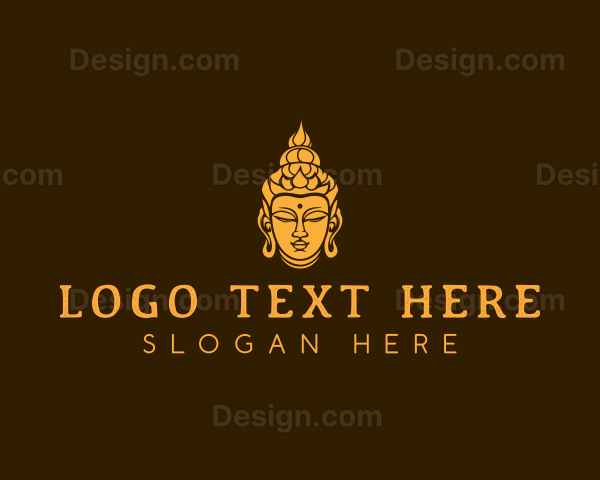 Buddha Deity Religion Logo