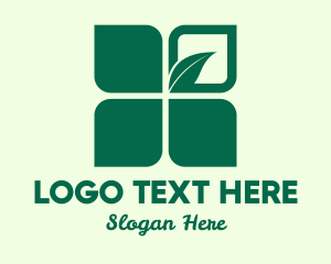 Eco Leaf Symbol logo