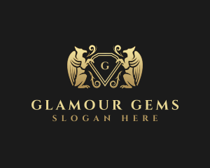 Griffin Diamond Luxury logo design