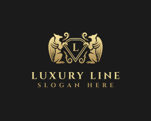 Griffin Diamond Luxury logo design