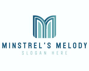 Modern Business Company Letter M logo design