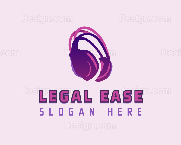 Headphones Media Music Logo