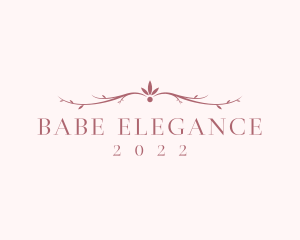 Elegant Floral Boutique logo design