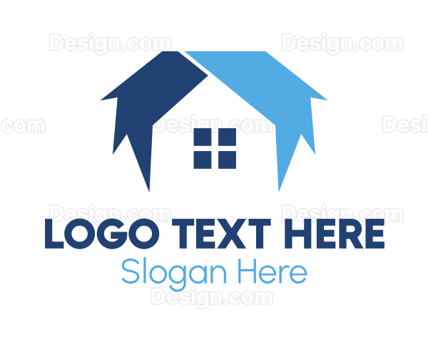 Leasing House Real Estate Logo