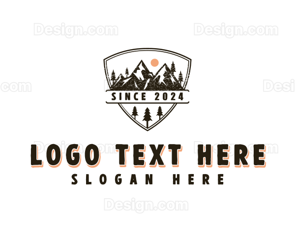 Mountain Travel Adventure Logo