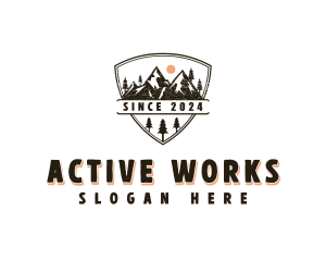 Mountain Travel Adventure logo design