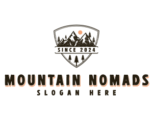 Mountain Travel Adventure logo design