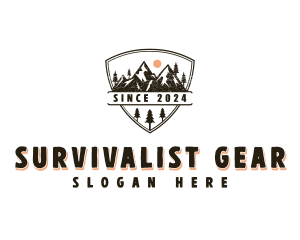 Mountain Travel Adventure logo design