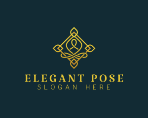 Decorative Yoga Meditation logo design