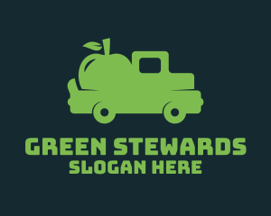 Green Fruit Delivery  logo design