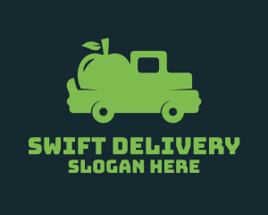 Green Fruit Delivery  logo design