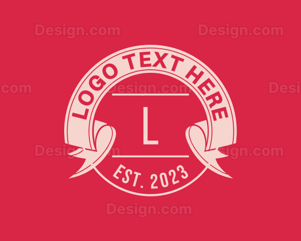 Fashion Ribbon Banner Logo