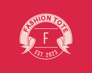 Fashion Ribbon Banner logo design