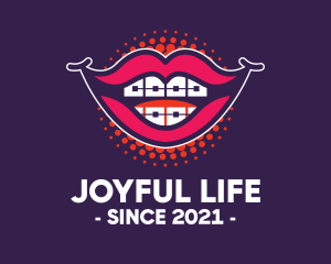 Happy Smile Braces Lips logo