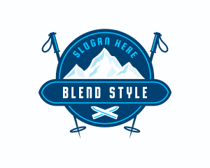 Mountain Ski Sports logo design