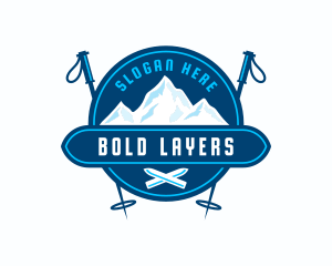 Mountain Ski Sports logo design