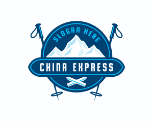 Mountain Ski Sports logo design