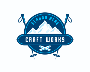 Mountain Ski Sports logo design